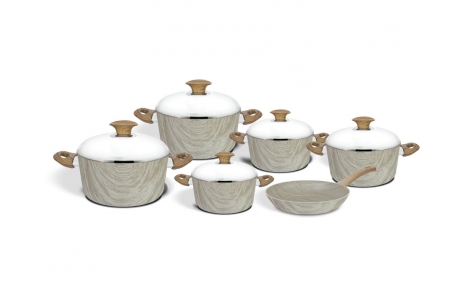 Aktef Ahşap Uzay Desen 10 Pcs